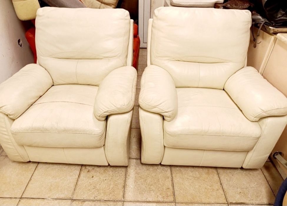 Шкіряне коісло реклайнер