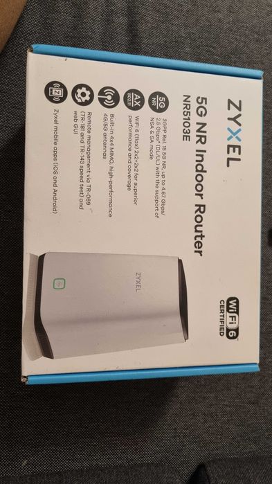 Router Zyxel NR5103E 5G 4G Lte WiFi Ax 802.11ax (Wi-Fi 6)