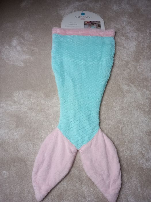 Śpiwór ogon ryby, syrenka authentic kids