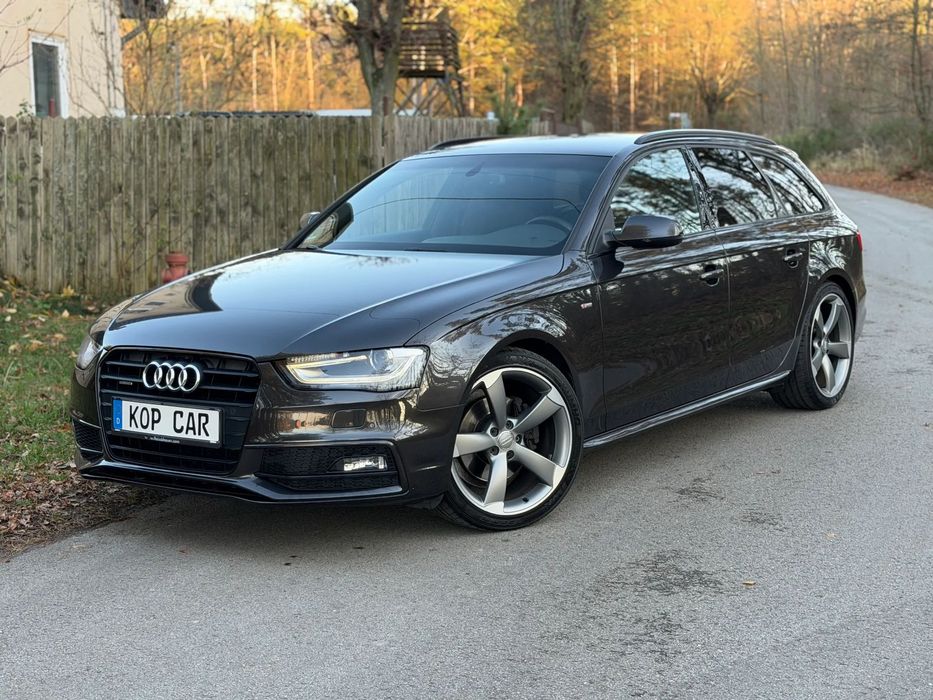 Audi A4 Avant B8 2.0 TDI 190KM Quattro B&O S-Tronic S line Rotor Navi Skóra LED HAK