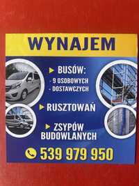 Wynajem busów osobowych, wynajem busów dostawczych