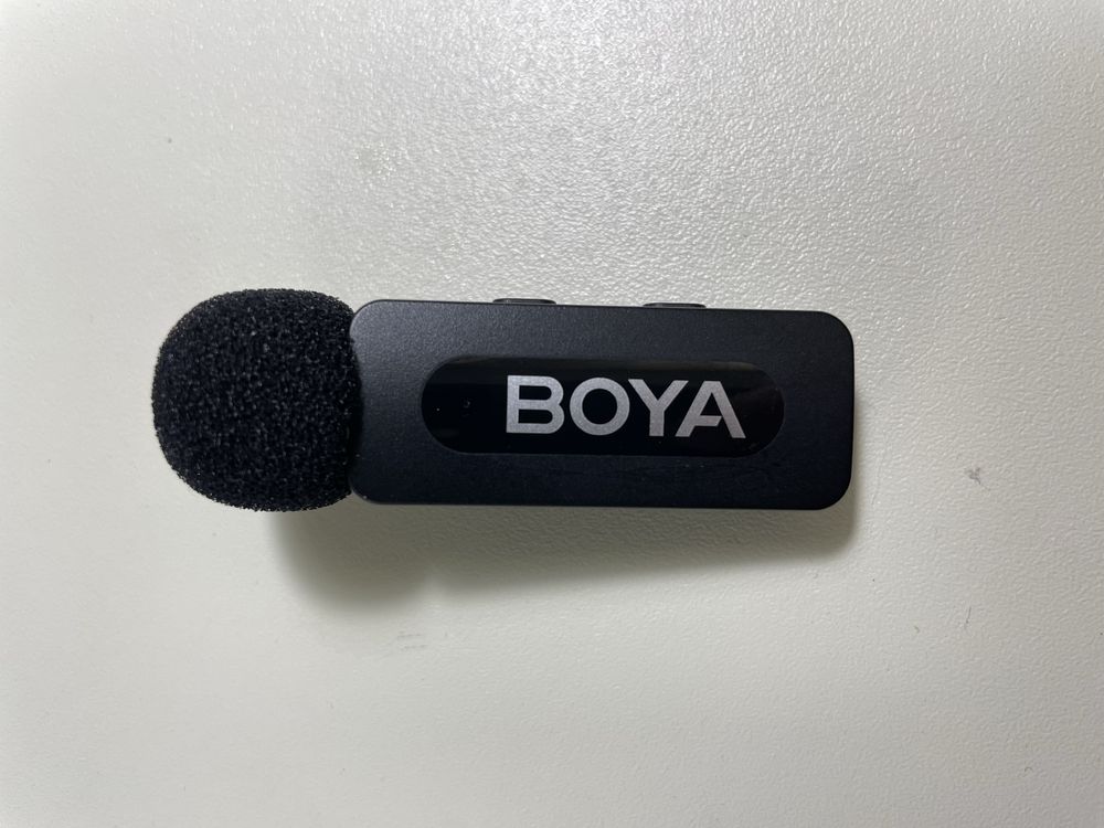 Продам беспроводной микрофон Boya V1 lightning (петличка)