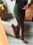 Legginsy czarne rozmiar S siateczka