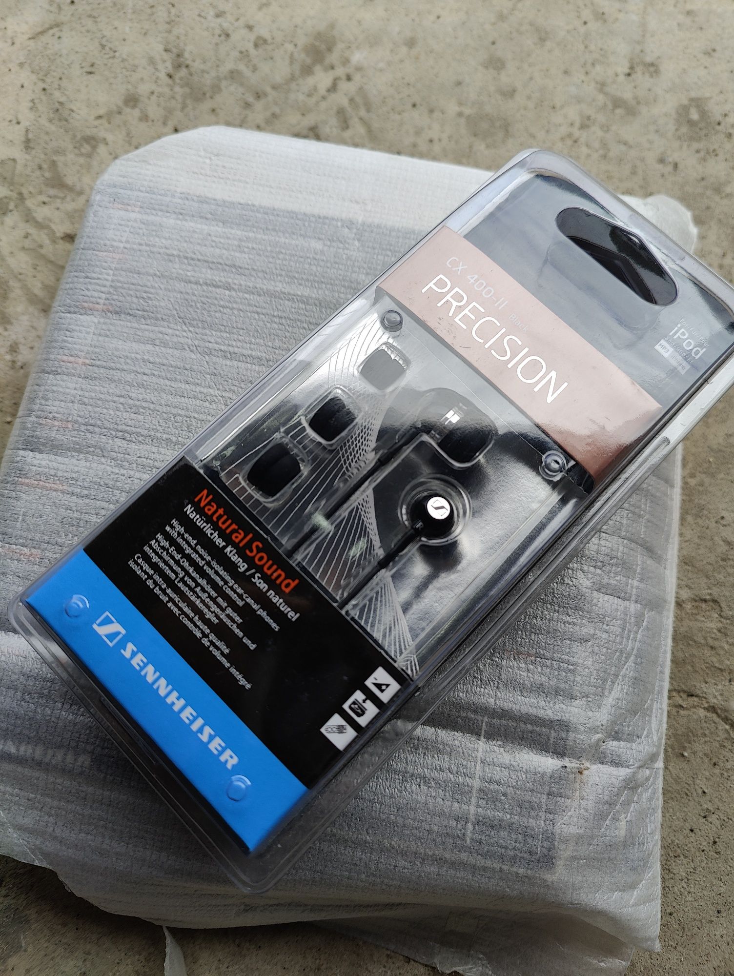 Продам наушники Sennheiser CX 400-II precision black