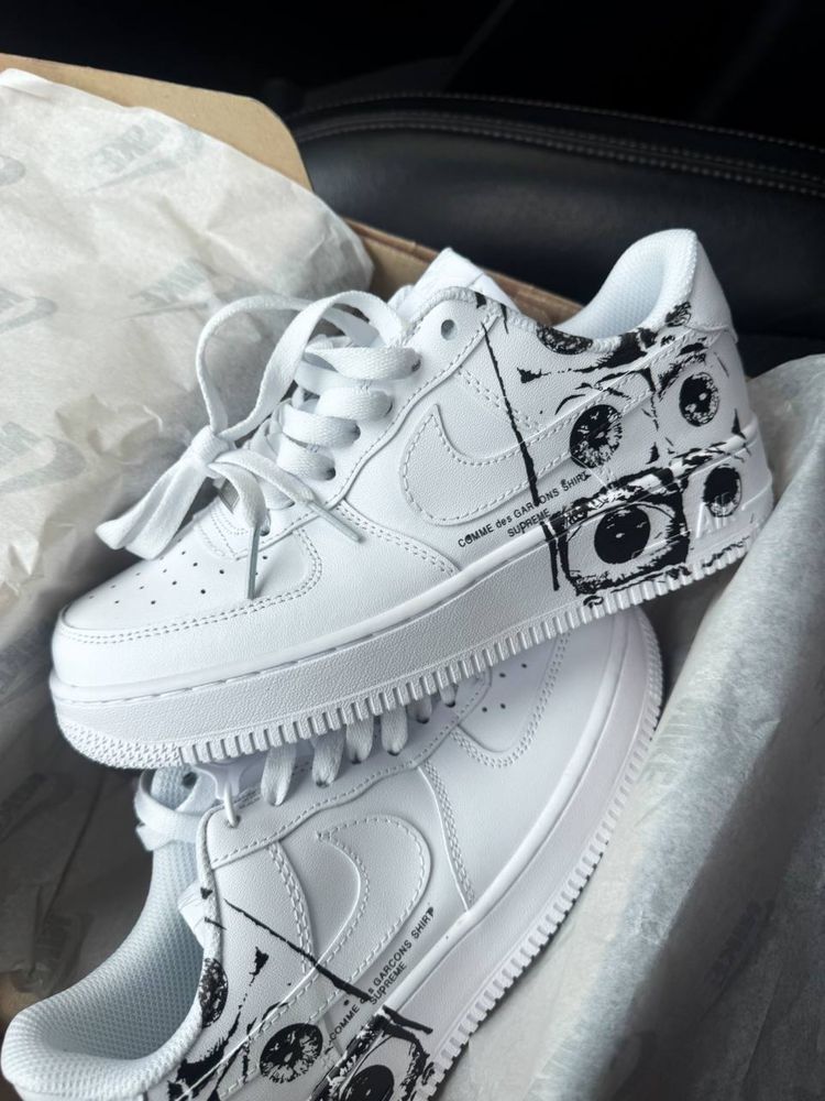 ВСІ РОЗМІРИ! Nike air forcex Comme des Garçons SHIRT Air Low Eyes