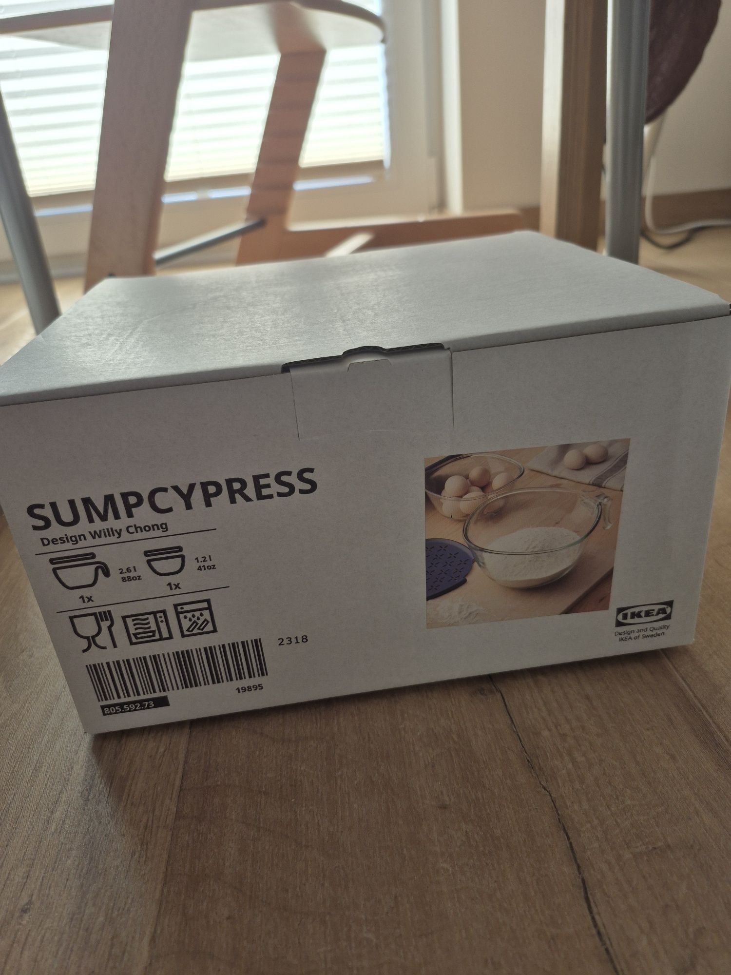 Miski Sumpcypress z Ikea