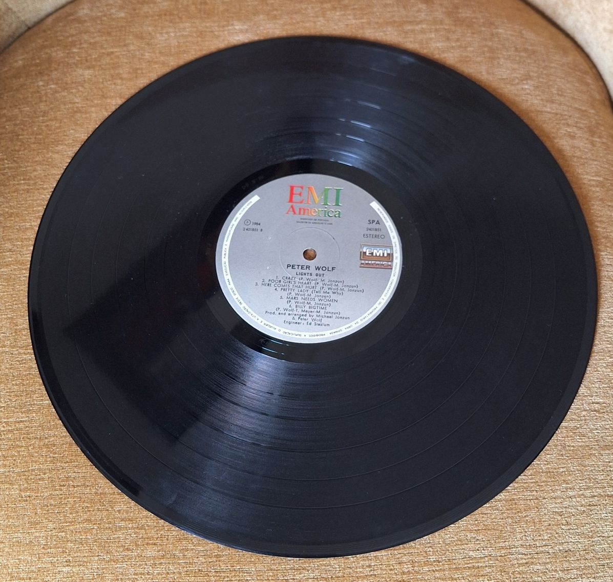 Vinil - LP - Peter Wolf " Lights Out"