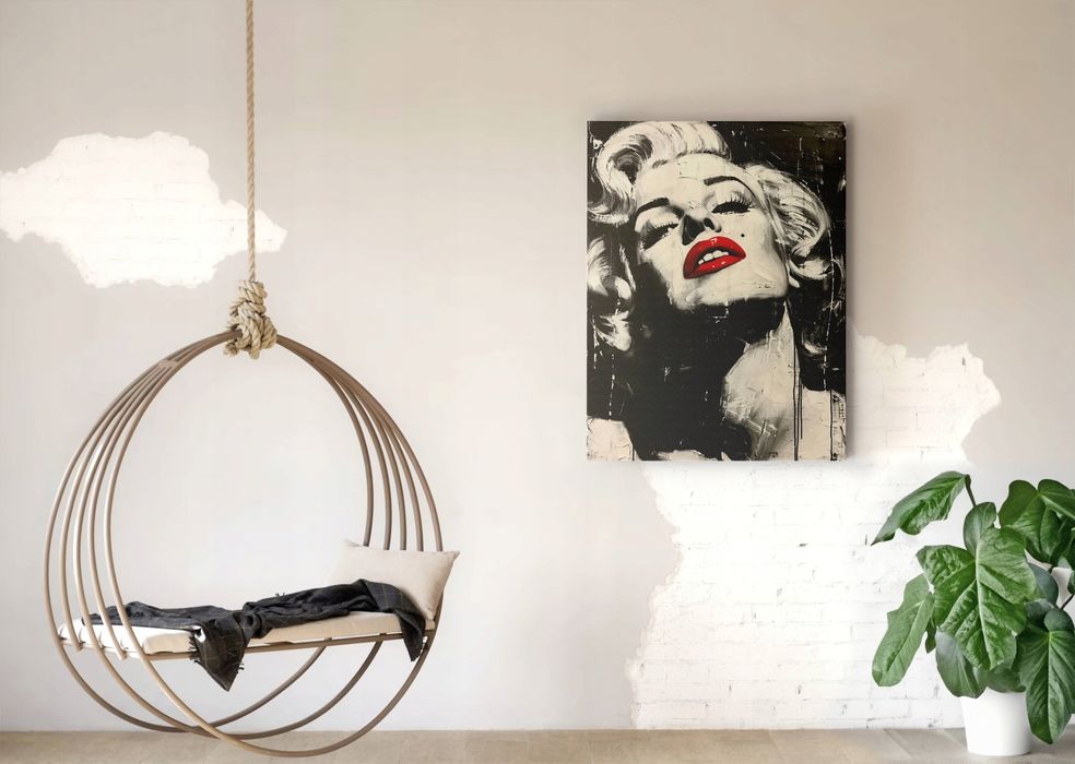 Obraz na płótnie Marilyn Monroe 90x120 cm - Styl Pop-Art