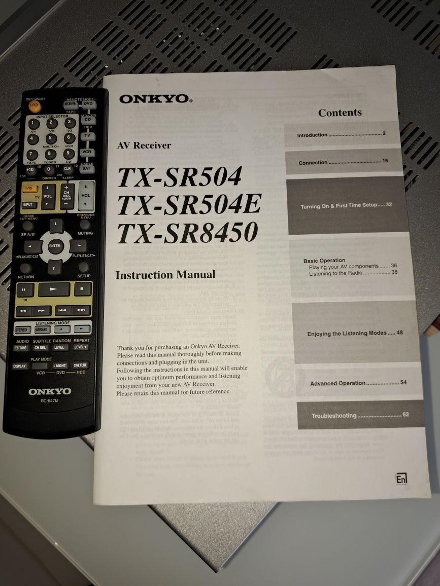 Amplituner ONKYO TX-SR504E