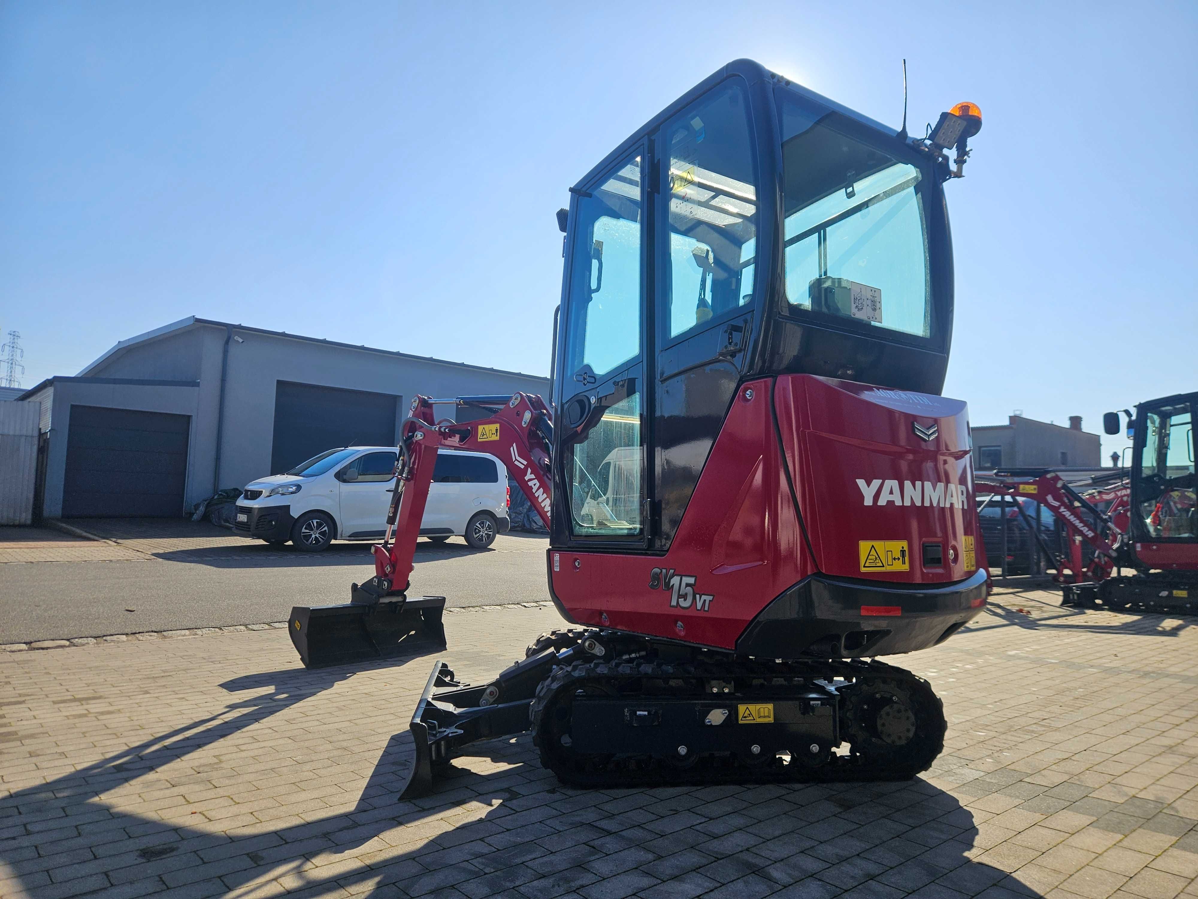 Minikoparka Yanmar SV15 Classic+ z zestawem łyżek