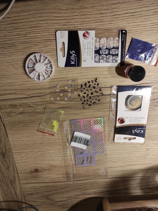 Akcesoria do stylizacji paznokci pyłki paznokcie sztuczne cekiny