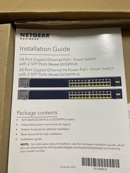 мережевий комутатор Netgear, смарт комутатор