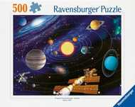 Puzzle 2D 500 Układ słoneczny pudełko,
