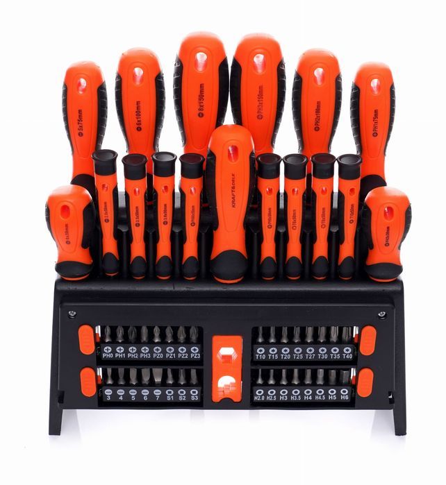 Zestaw śrubokrętów i bitów z magnetyzerem KD10950