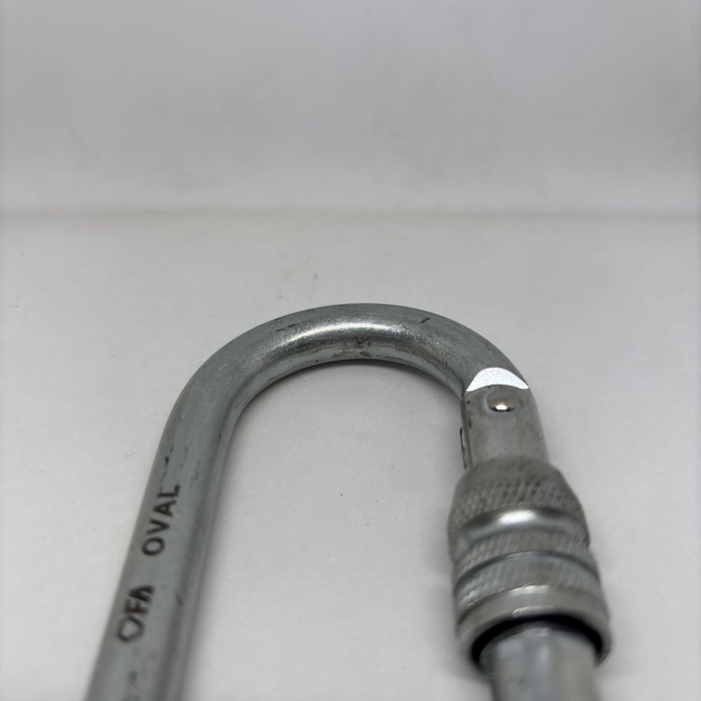 Карабін сталевий First Ascent Oval 23kN KeyLock (FA 8003)