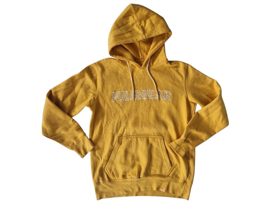 Meska żółta bluza Pull&Bear rozmiar m