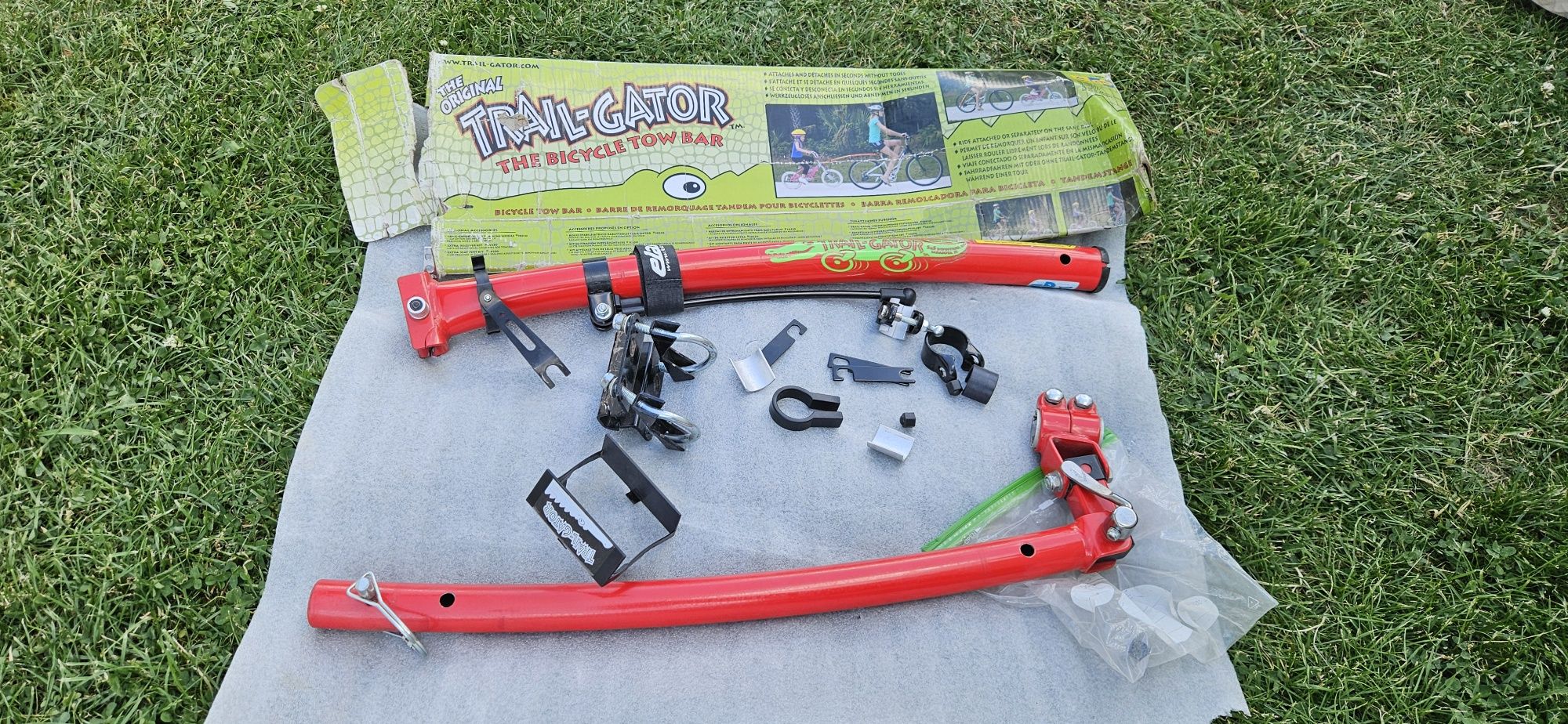 Drążek holowniczy/hol rowerowy TRAIL GATOR dla dziecięcego roweru