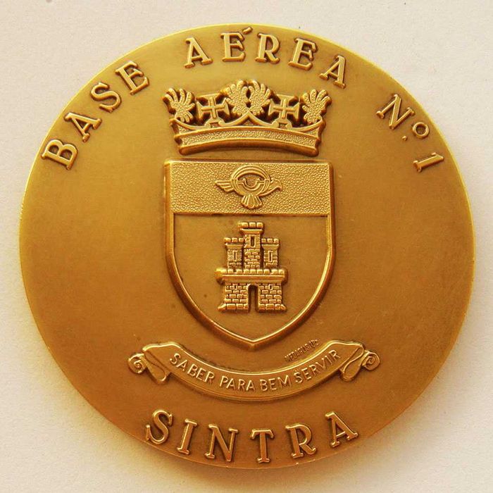 Medalha de Bronze Militar Força Aérea Base Aérea nº 1 Sintra BA1