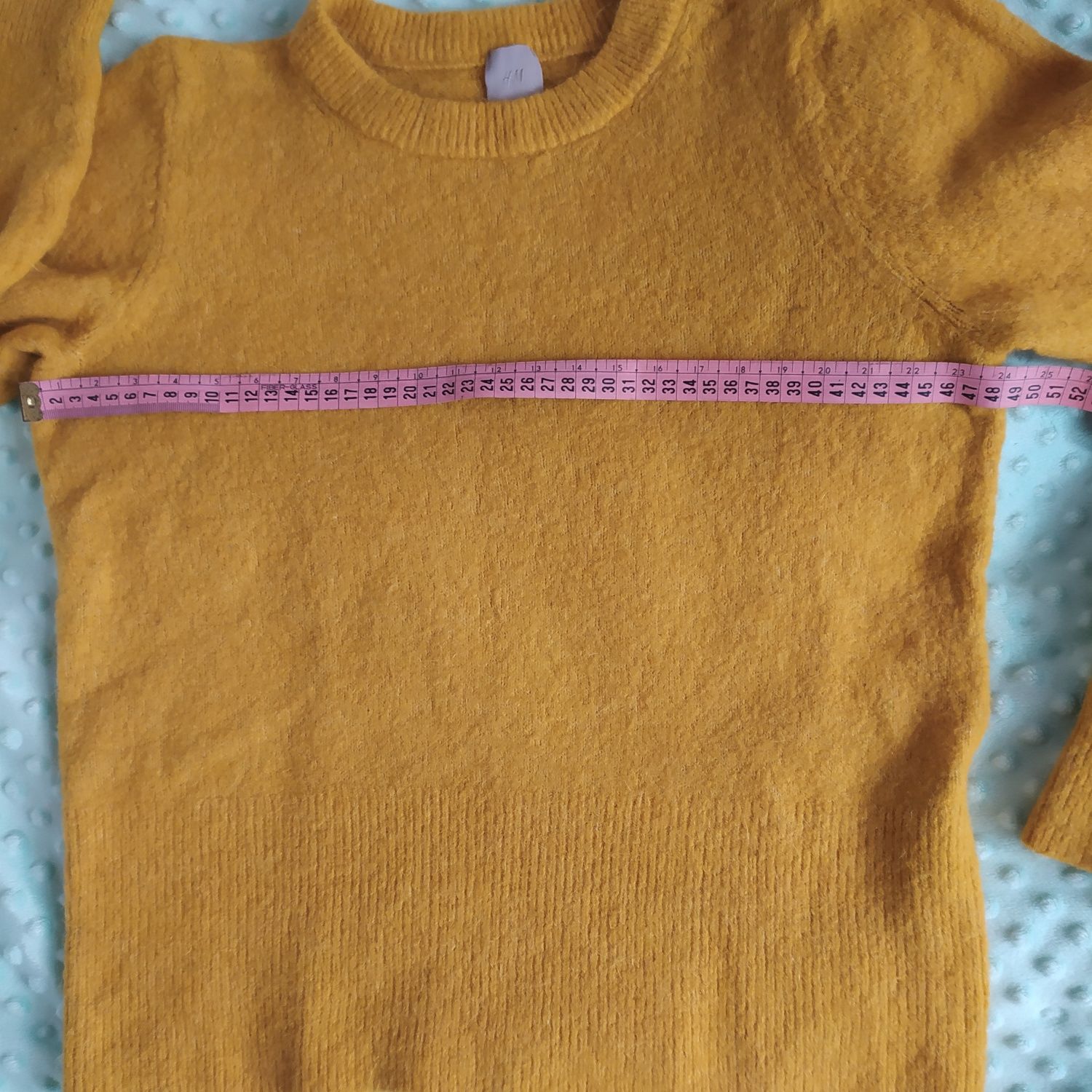 Musztardowy sweterek H&M rozm. M