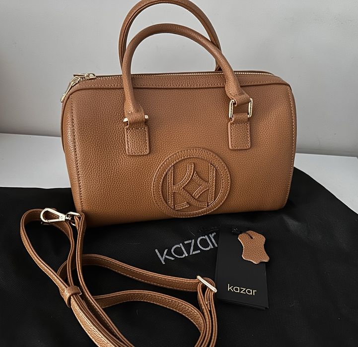 KAZAR toeebka skórzana camel brąz nowa