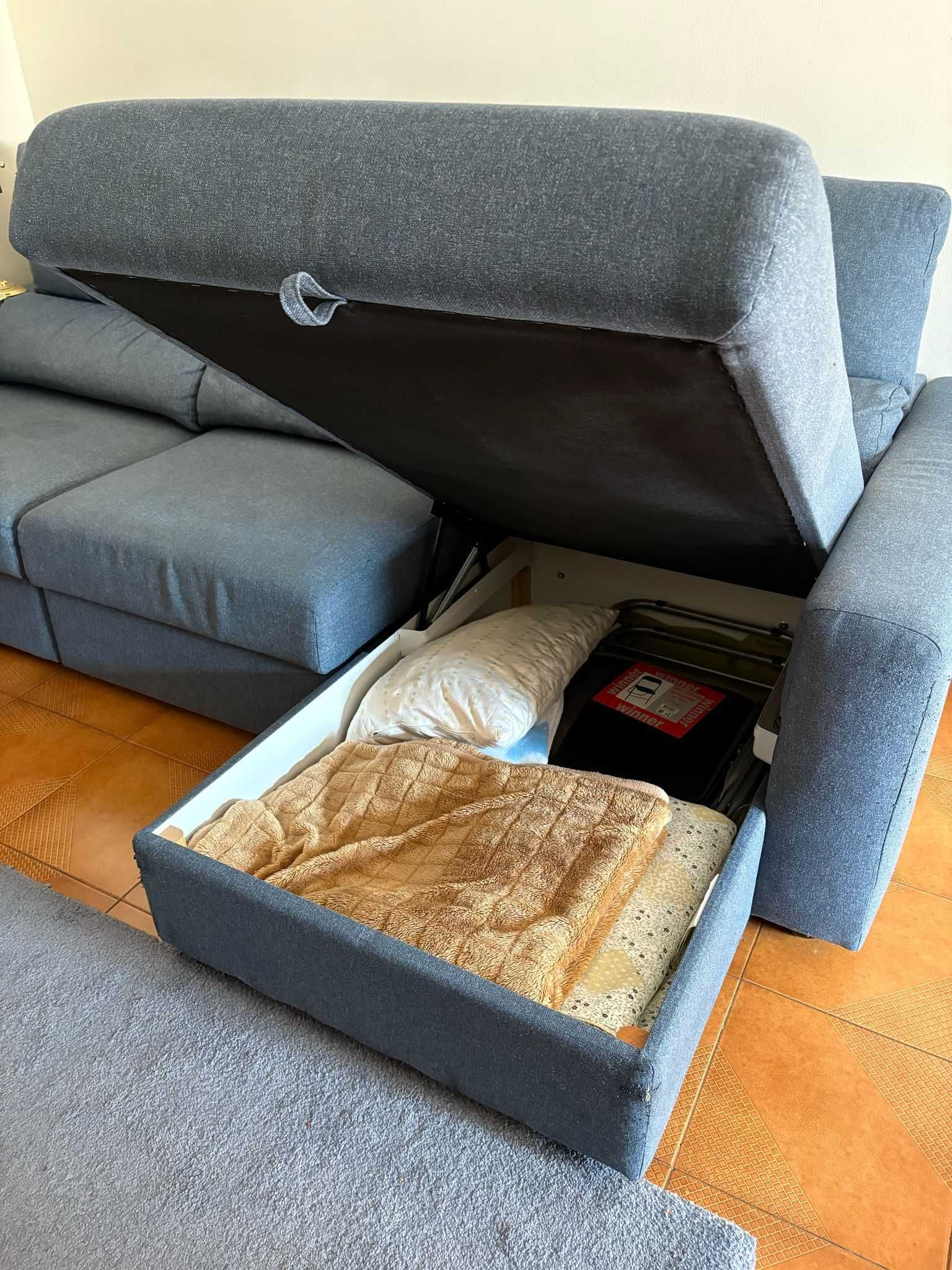 Sofá / Cama extensível para sala de visitas