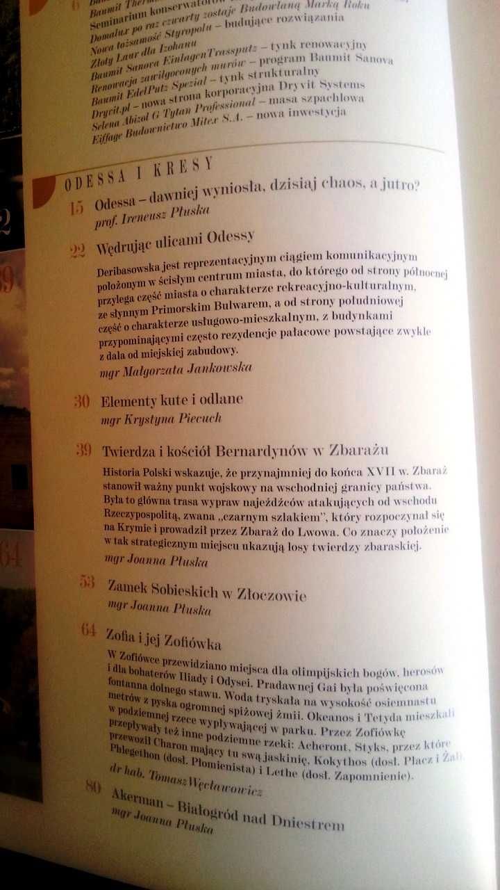 Renowacje i zabytki nr 1, 2 Odessa Ukraina Kresy elementy kute UNIKAT