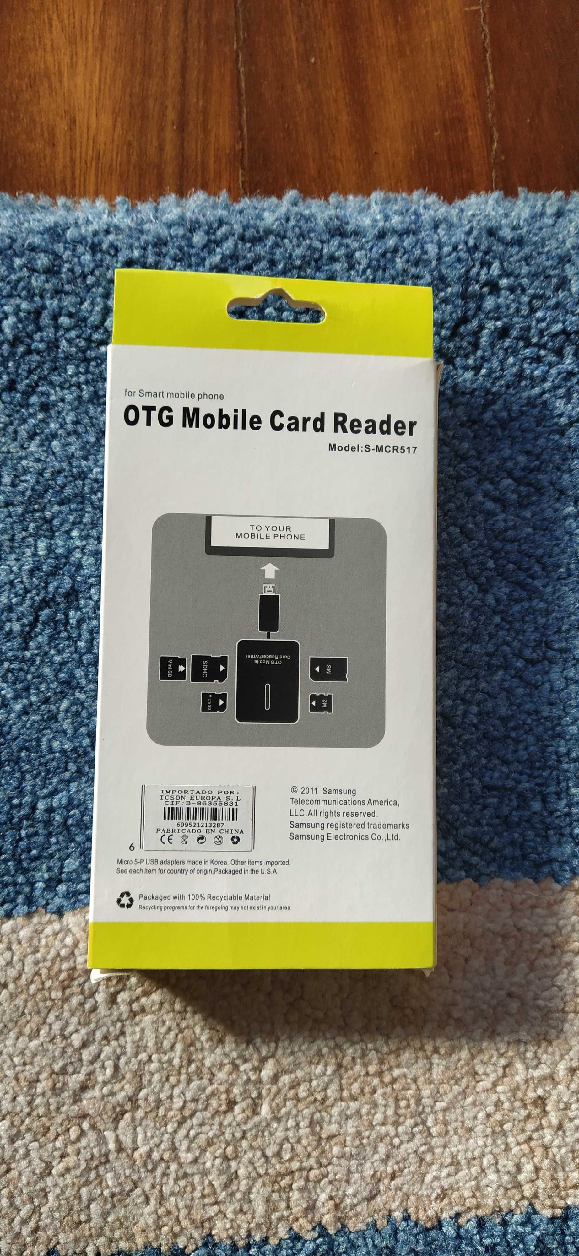 Otg leitor de cartões micro usb