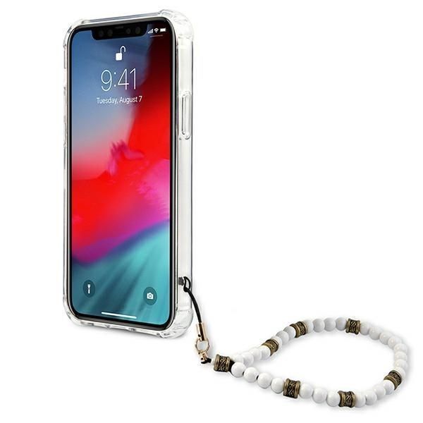 Etui Guess iPhone 12/12 Pro Transparent Hardcase White Pearl