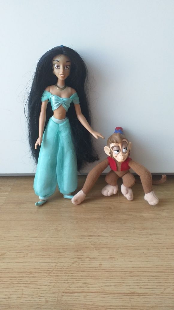 Lalka Jasmina Alladyn i małpa