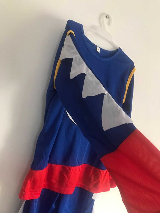 Fatos de carnaval disfarce de Ninja power ranger 11-14 anos