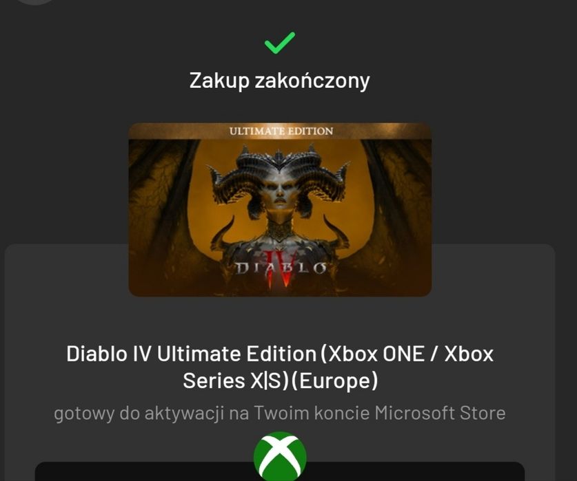 ZAREZERWOWANE Diablo IV 4 Ultimate Edition Xbox Series S X Xbox One