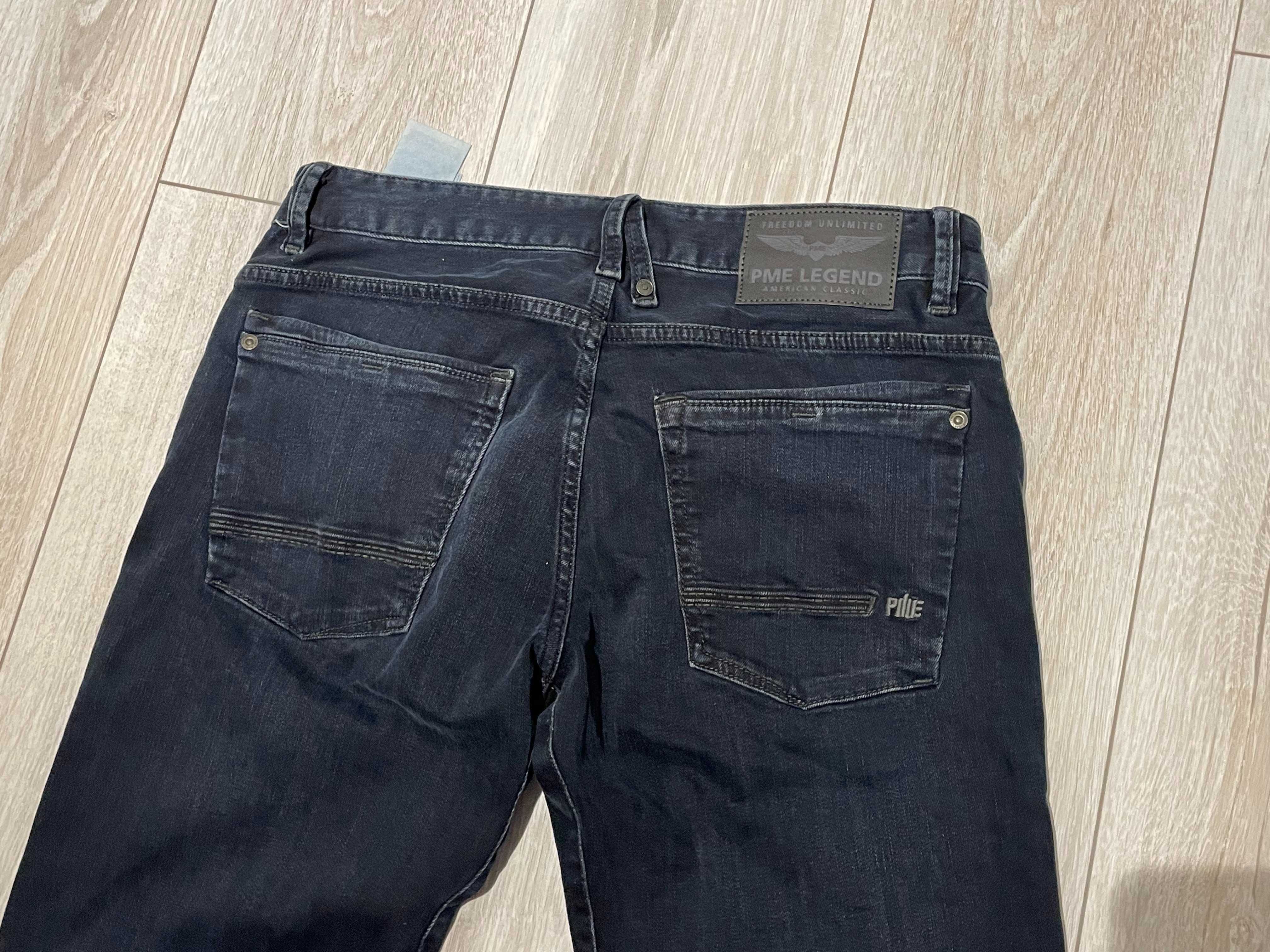 Dżinsy męskie markowe jeansy granatowe spodnie PME Legend S W30 L30