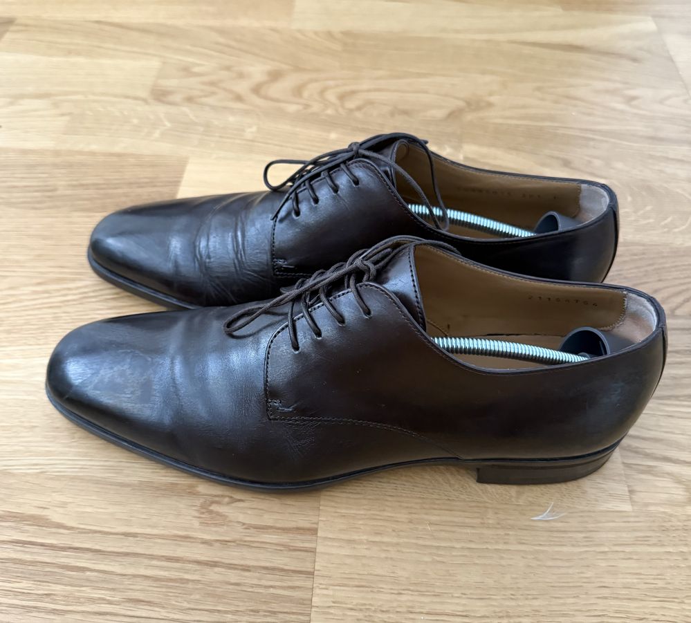 Hugo Boss buty do garnituru brązowe rozmiar 42