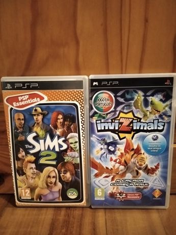 Jogos PSP usados - Pursuit Force, Sims 2, Invizimals