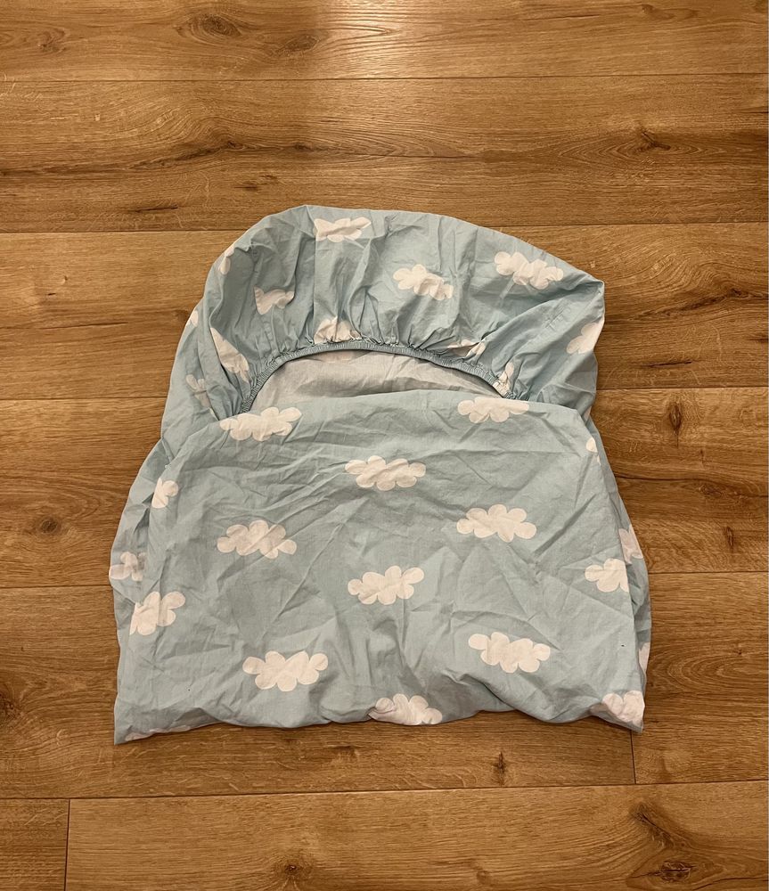 IKEA 2szt. pościeli, prześcieradło,ochraniacz na materac.
