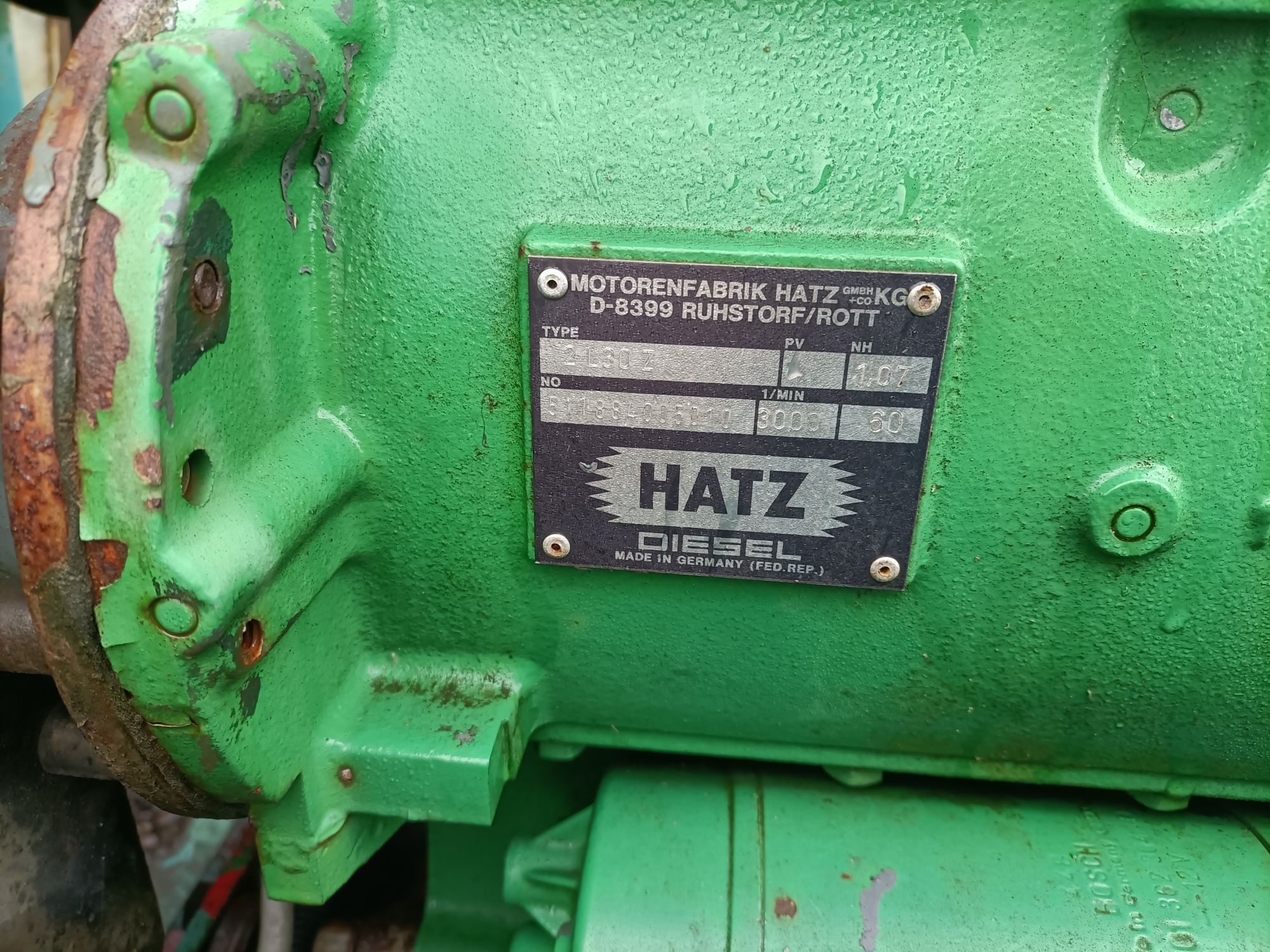 Silnik Hatz 2L30Z Deutz 2 cylindrowy