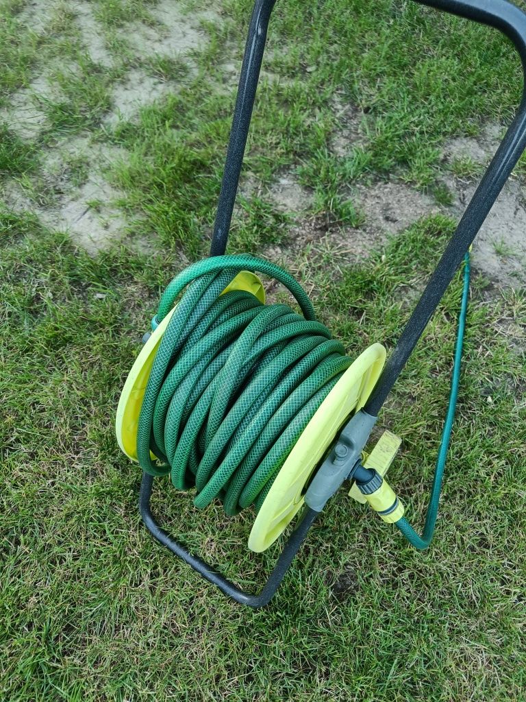 Wózek ogrodowy z wężem 1/2 cala – 50 m