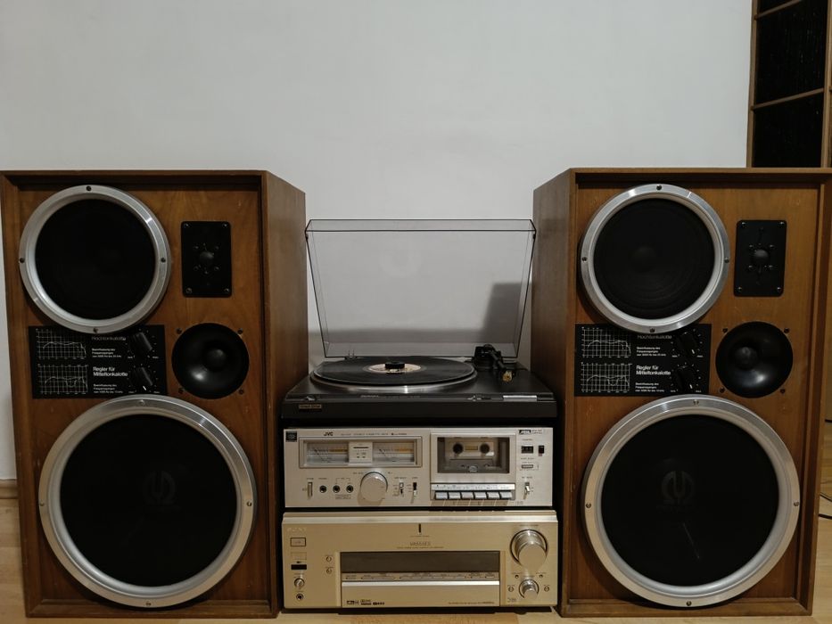 Wzmacniacz Sony str-VA555es, JVC KD-A22, Technics SL-D310