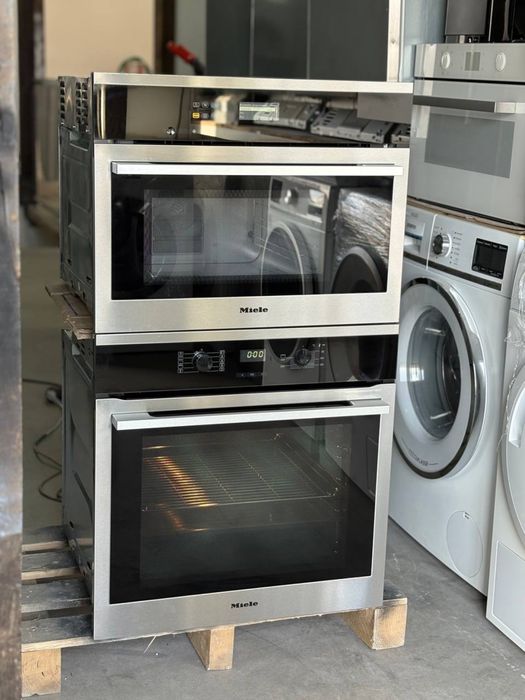 Комплект Miele — Пароварка + НВЧ DGM 6301 + Духова шафа  H 2661 B