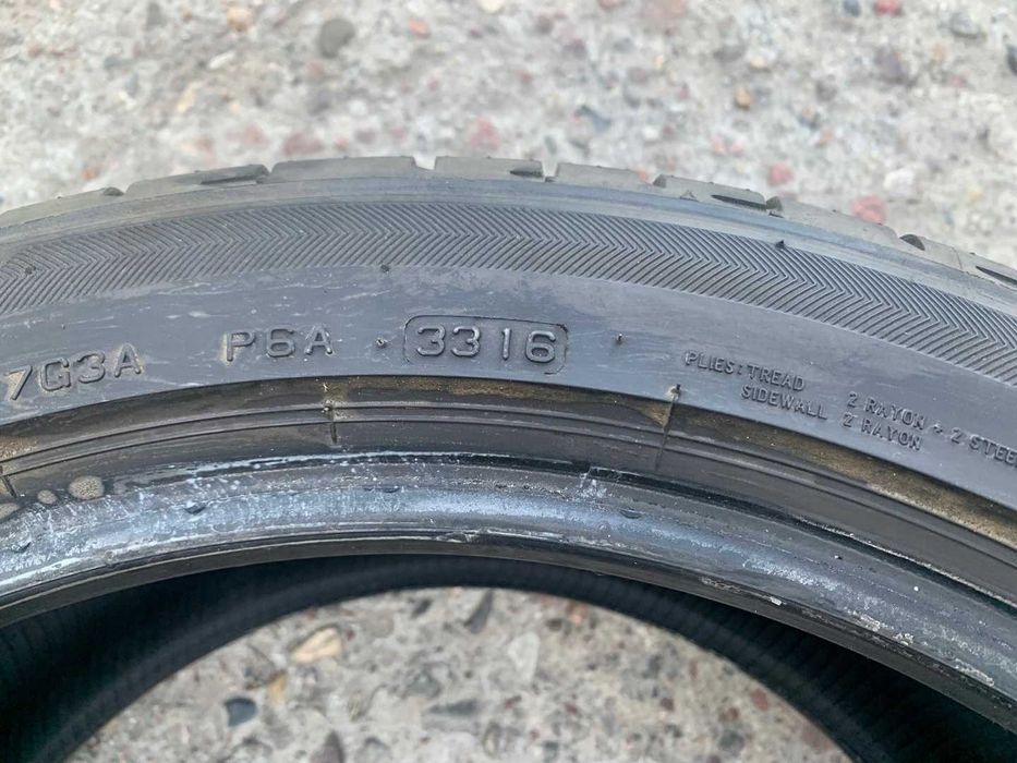 2x opony letnie BRIDGESTONE POTENZA S001 RunFlat 255/40R18 2015r 4,5mm