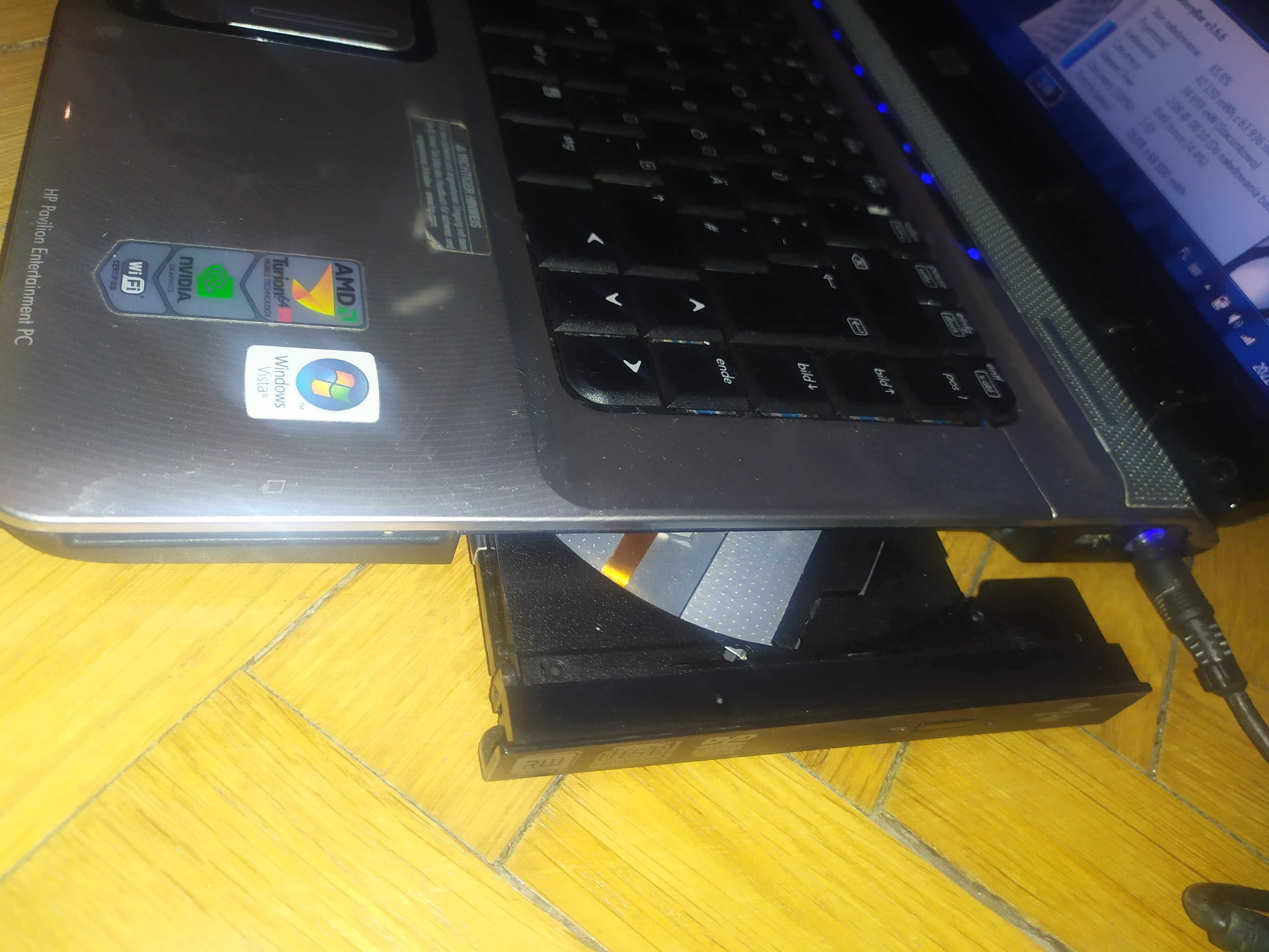 Laptop 15.6 HP Pavilion dv 6000 AMD 2x NVidia Win7 10 office HDMI SSD