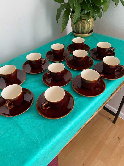 Villeroy & Boch filiżanka i spodek do espresso, vintage, lata 60-70