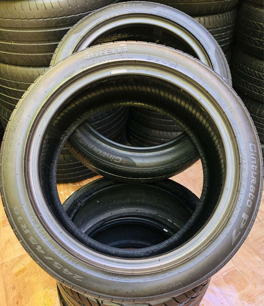 Продам 245/45/R18(100V). Pirelli Cinturato P7. Літо 2 шт. 2019 рік.