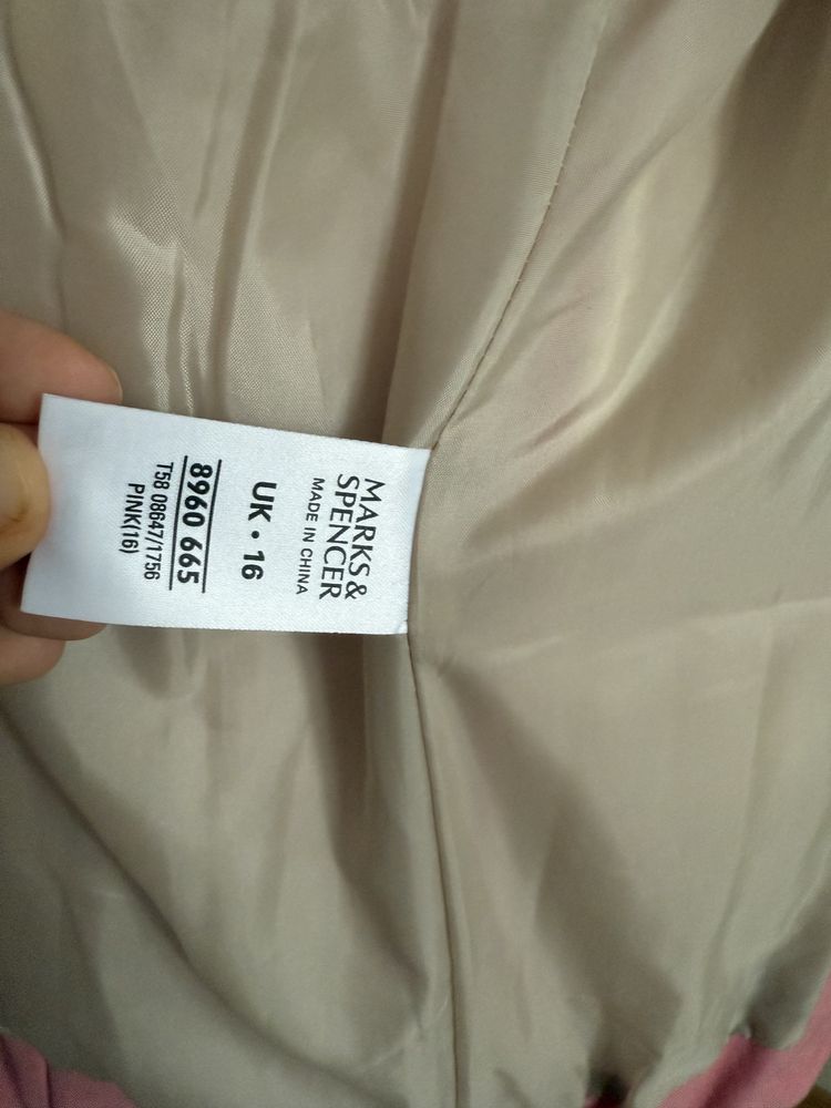 Рожева жіноча куртка marks & spencer