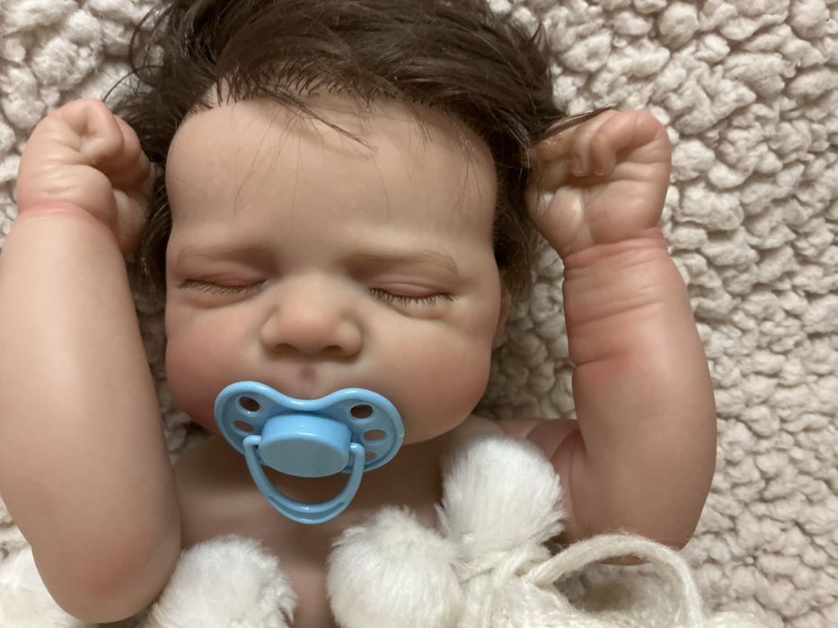 Lalka typu reborn chłopiec z wyprawką