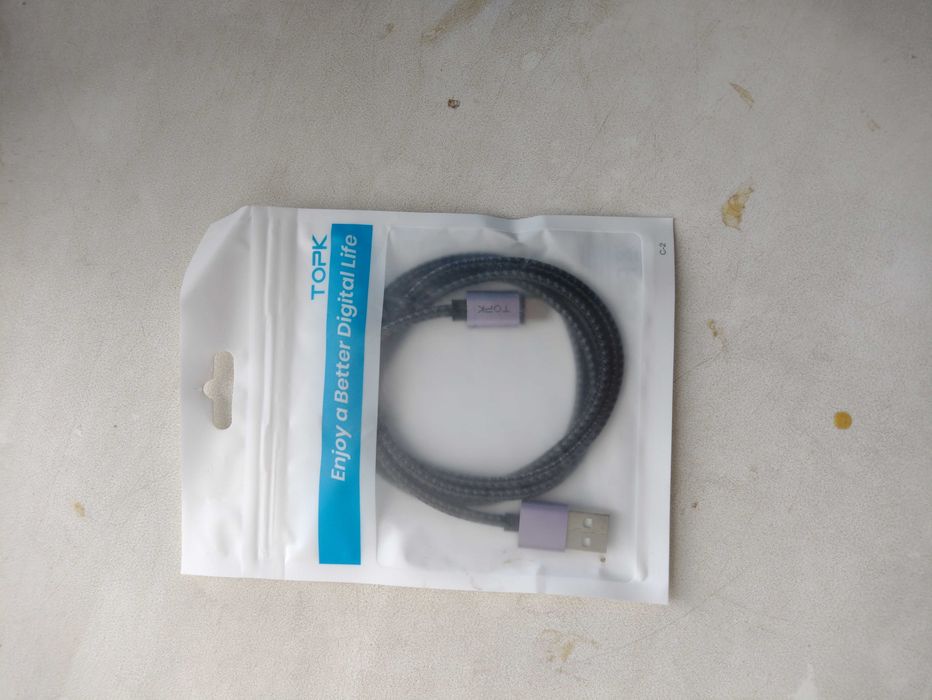 Магнітний кабель USB швидкоЇ зарядки та передачі даних AUFU 5A