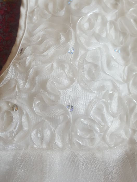 Melisa r. 62 (3 mce) nowa sukienka do chrztu dla dziewczynki