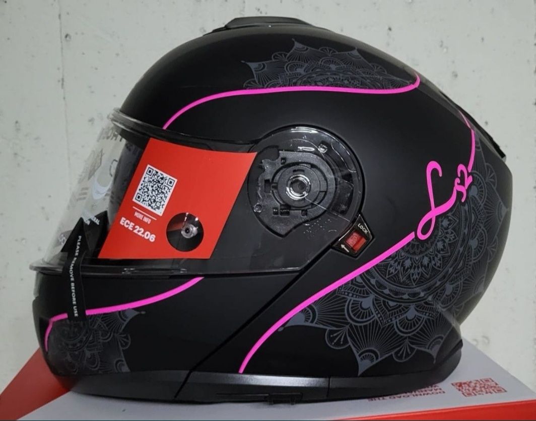 Capacete Modular Ls2 FF908 Strobe II Lux Matte Pink ( NOVOS )