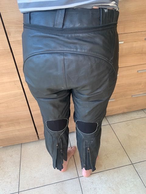 Spodnie skórzane DAINESE 26/ L 52 Skóra męskie protektory 170-174 cm