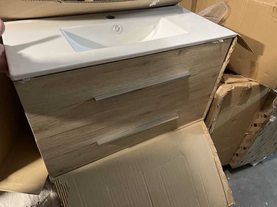 Movel Casa Banho com Lavatorio Suspenso 80x37